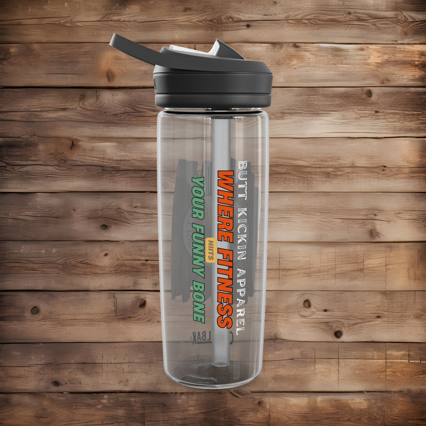 Where Fitness HIITS Your Funny Bone - Water Bottle
