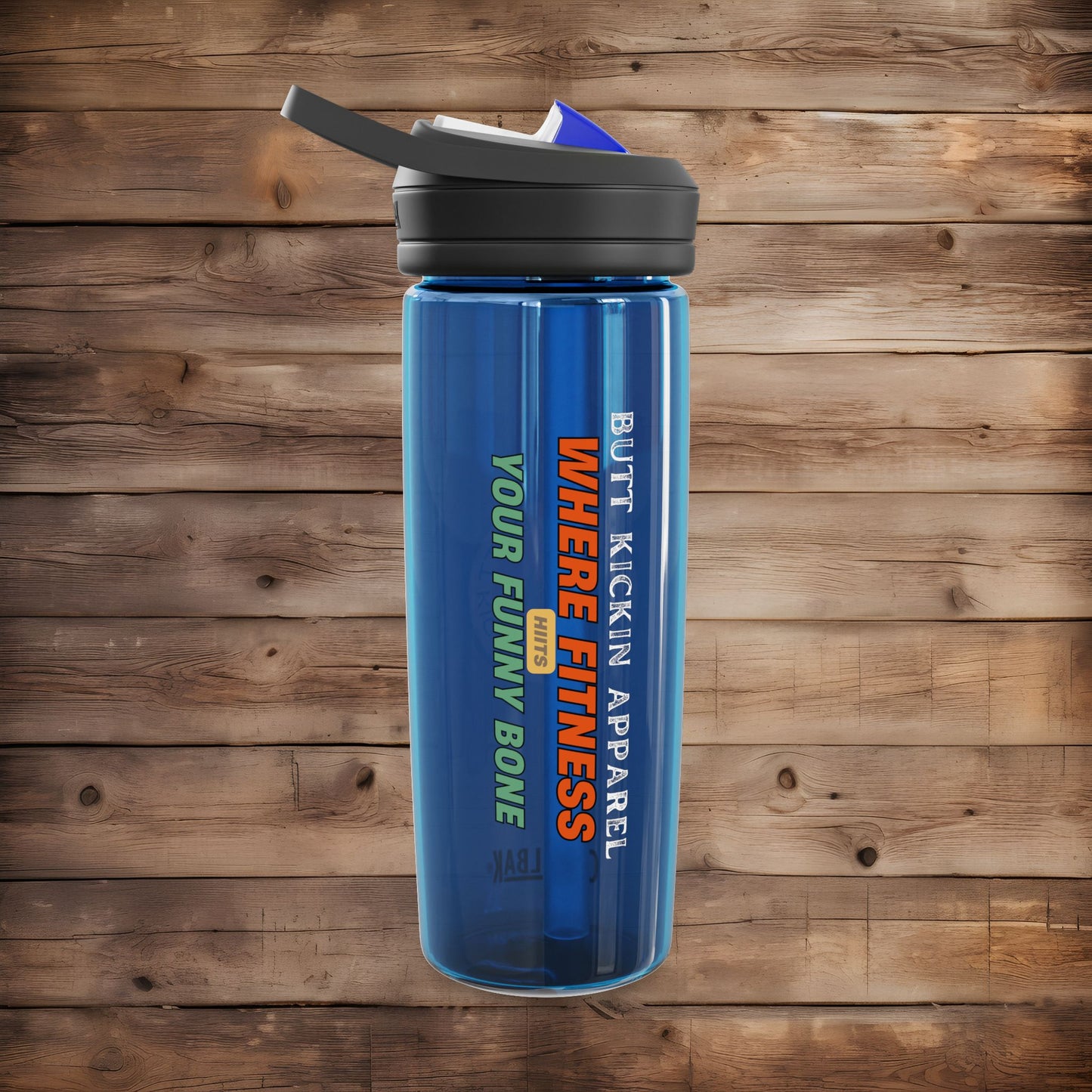 Where Fitness HIITS Your Funny Bone - Water Bottle