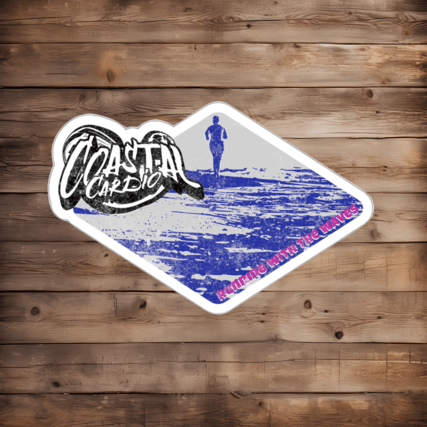 DIE CUT STICKER: COASTAL CARDIO