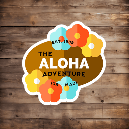 DIE CUT STICKER: THE ALOHA ADVENTURE