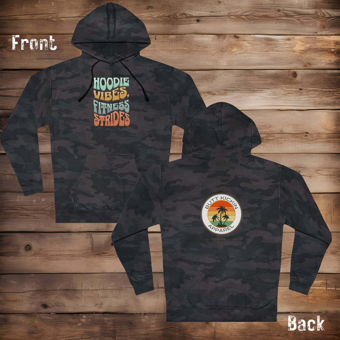 HOODIE VIBES FITNESS STRIDES