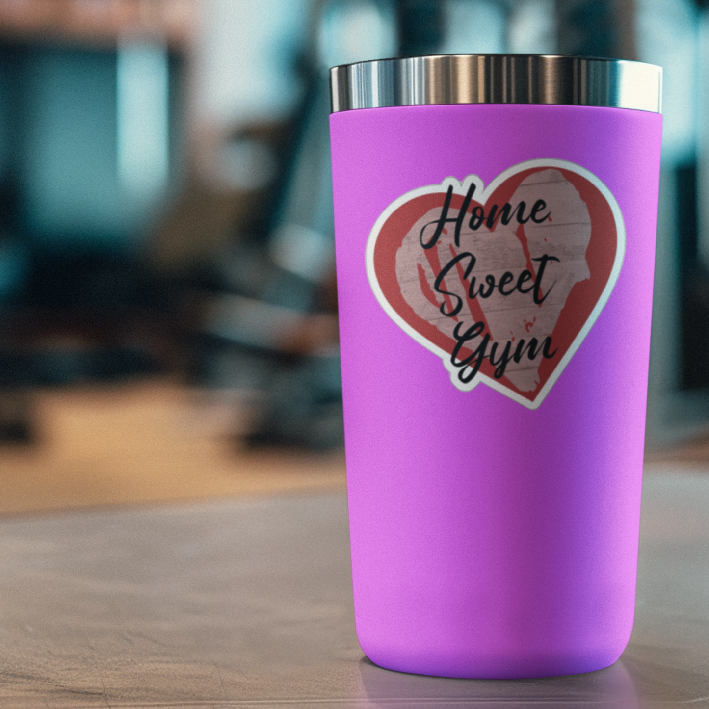 DIE CUT STICKER: HOME SWEET GYM