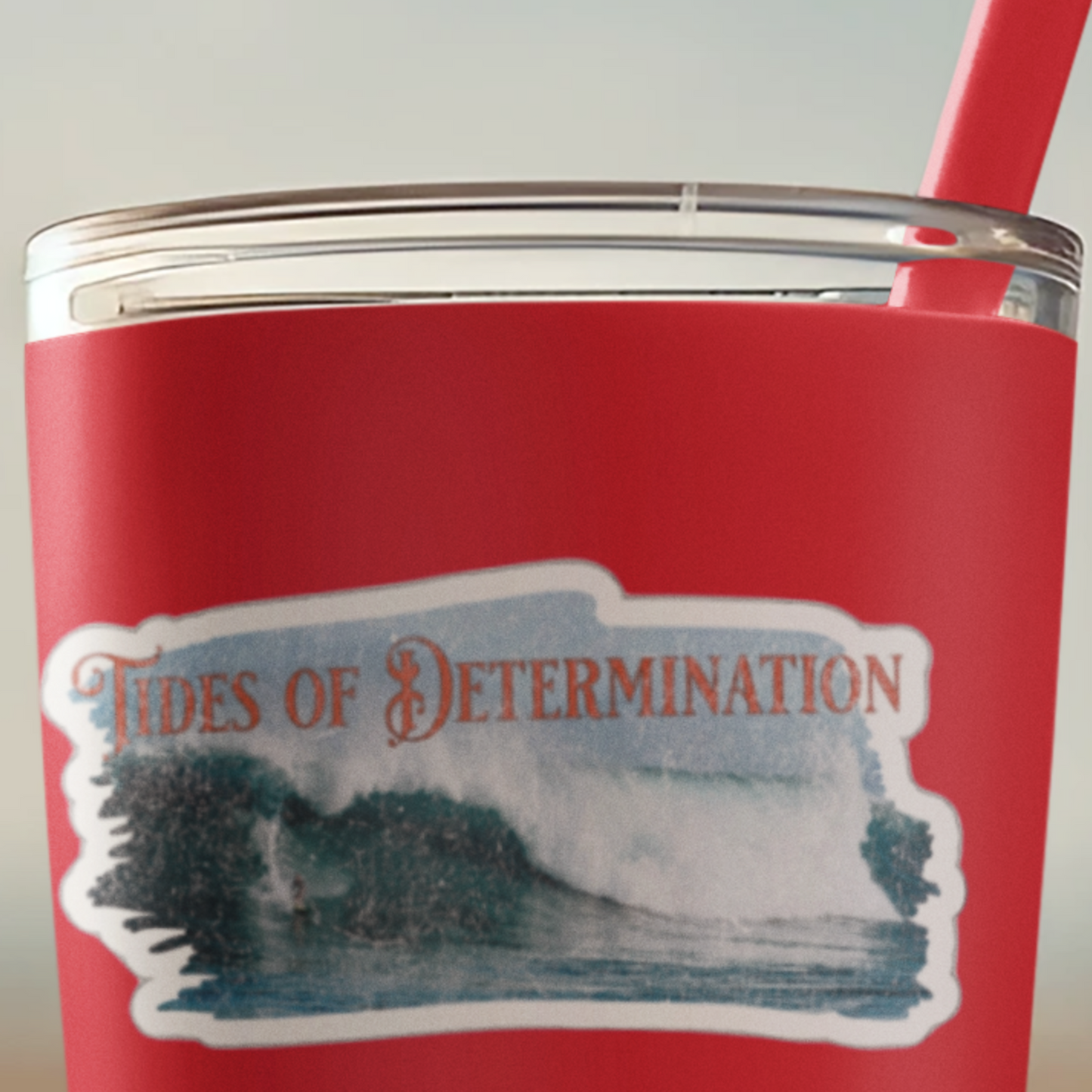 DIE CUT STICKER: TIDES OF DETERMINATION